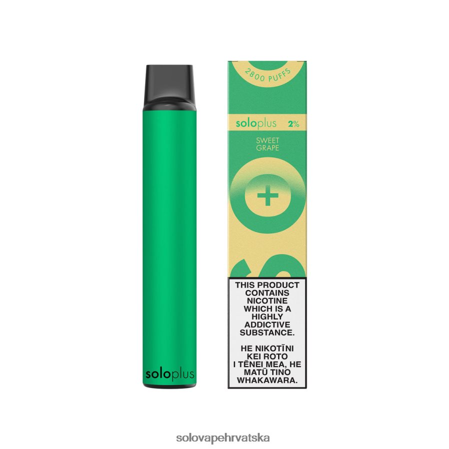Solo Plus jednokratna kolekcija vape paradise slatko grožđe LBB0ZF40 | Solo Vape Cijena