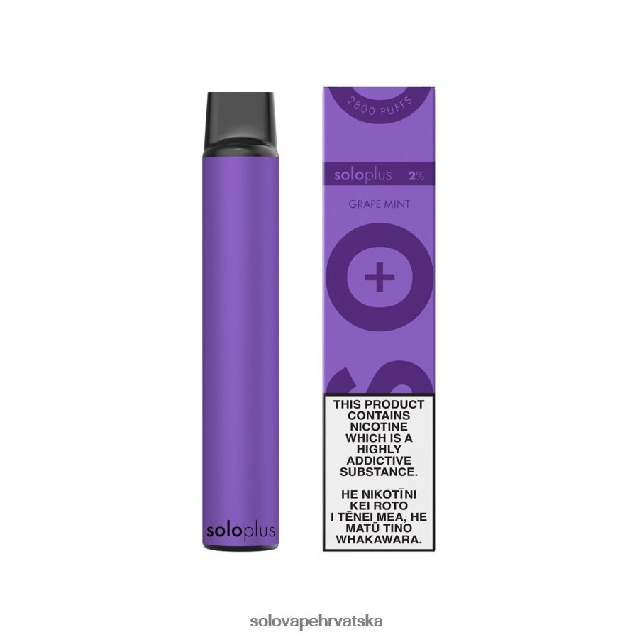 Solo Plus jednokratni vape grožđana metvica LBB0ZF27 | Solo Vape Zagreb
