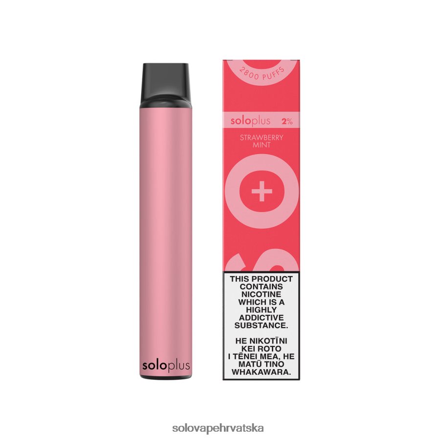 Solo Plus jednokratni vape jagoda menta LBB0ZF26 | Solo Vape Hrvatska