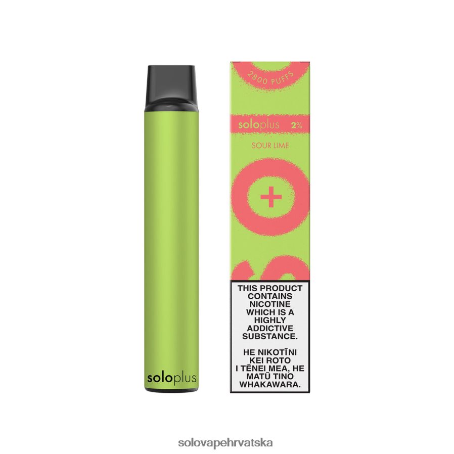 Solo Plus jednokratni vape kiselo vapno LBB0ZF34 | Solo Vape Cijena