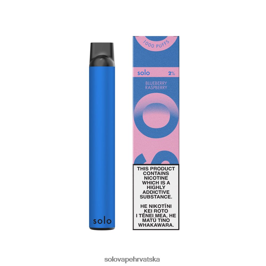 Solo jednokratna kolekcija vape paradise borovnica malina LBB0ZF19 | Solo Vape Puff
