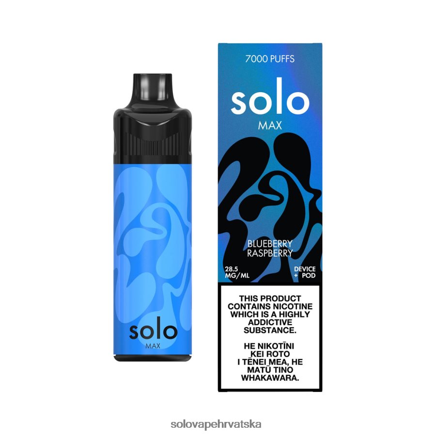 Solo MAX komplet mahuna borovnica malina LBB0ZF65 | Solo Disposable Vape Puffs