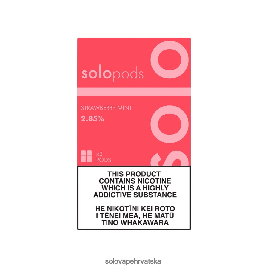 Solo zamjenska mahuna 2 pak jagoda menta LBB0ZF60 | Solo Vape Puffs